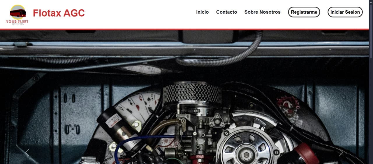 Screenshot of FlotaX AGC project